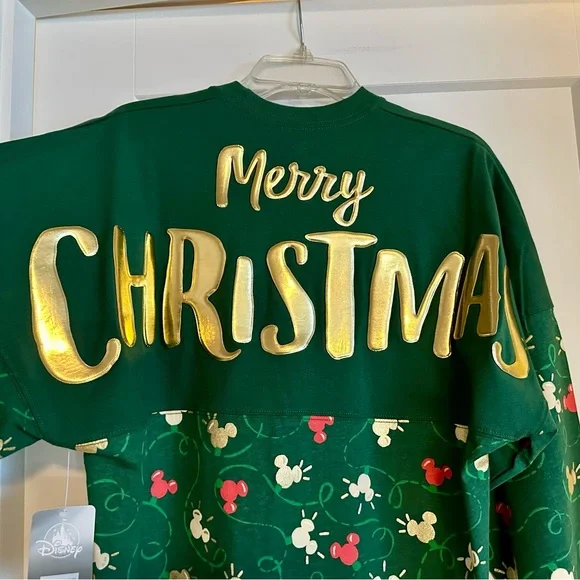 Disneyland Merry Christmas Spirit Jersey NWT - Picture 2 of 5